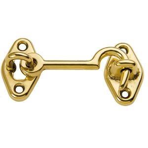 GANCIO FERMAFINESTRA MM. 60 IN OTTONE LUCIDO