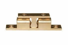 SCROCCO A DUE SFERE MM. 8x44 OTTONATO LUCIDO