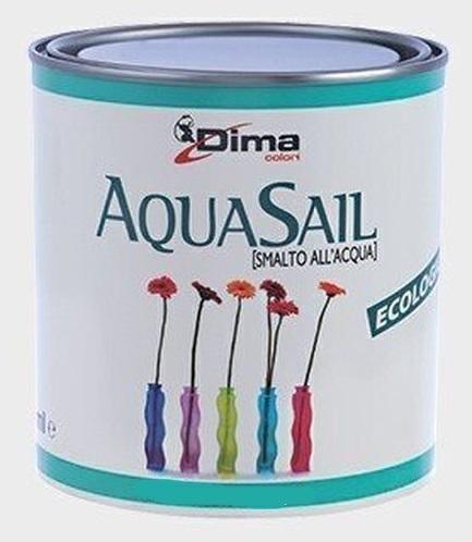 SMALTO AQUASAIL SATINATO NERO 0,75LT.
