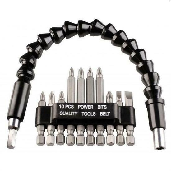 SET BITS CON ALBERINO FLESSIBILE 300 MM. 11 PEZZI PER TRAPAN