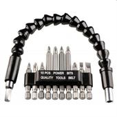 SET BITS CON ALBERINO FLESSIBILE 300 MM. 11 PEZZI PER TRAPAN