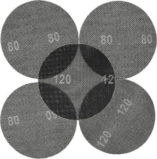 DISCO CARTA ABRASIVA D. 180 CF. 5 PZ.