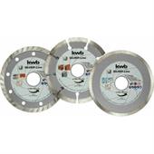 DISCHI DIAMANTATI SILVER LINE SET 3 PZ - DIAM. 115 MM