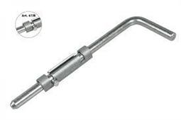 PALETTO ROTONDO PER CANCELLI MM. 230 ACCIAIO ZINCATO