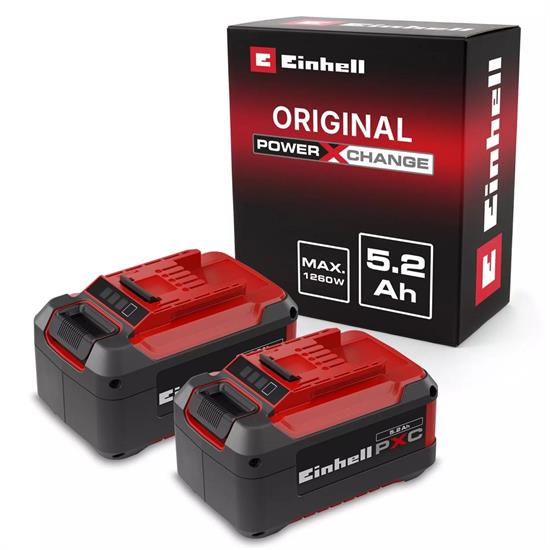 EINHELL KIT 2 BATTERIE PXC 18V 5,2Ah