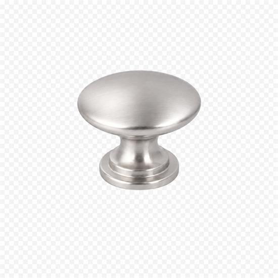 POMOLO PER MOBILI IN OTTONE 25 MM. CROMO SATINATO ART. 768