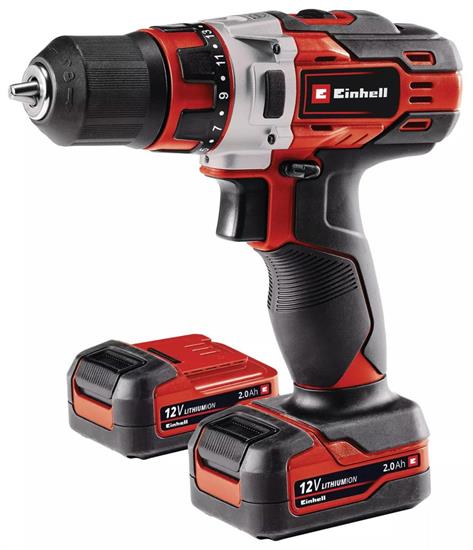 EINHELL TE-CD 12/1 Li TRAPANO AVVITATORE A BATTERIA 2X2Ah