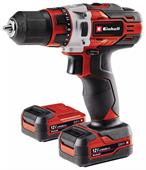 EINHELL TE-CD 12/1 Li TRAPANO AVVITATORE A BATTERIA 2X2Ah