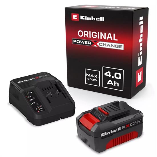 EINHELL POWER X CHANGE BATTERIA E CARICABATTERIE 4Ah 18V