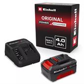 EINHELL POWER X CHANGE BATTERIA E CARICABATTERIE 4Ah 18V
