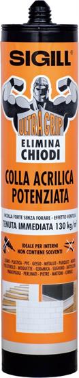 ULTRA GRIP ARANCIO COLLA ELIMINA CHIODI CARTUCCIA DA 300 ML.