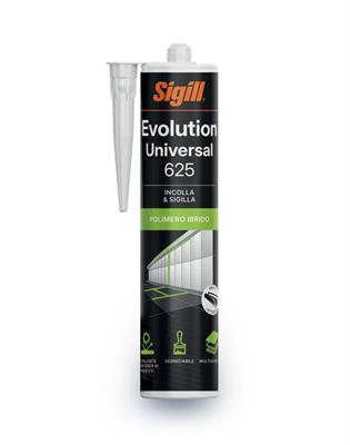 SIGILL EVOLUTION 625SILICONE POLIMERICO NEUTRO BIANCO 290 ML