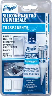 SILICONE TRASPARENTE BLISTER ML. 60