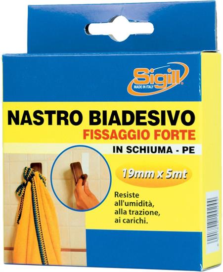 SIGILL NASTRO BIADESIVO FISSAFORTE MM.19X25M