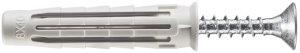 TASSELLO 6X30 + VITE TPS 4,5X40 MM - CON BORDO