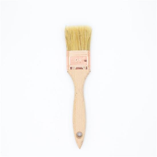 PENNELLI TRIPLA SETOLA BIONDA MANICO LEGNO N. 40