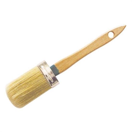 PENNELLO OVALINO SETOLA BIONDA N. 6 MANICO LEGNO EXTRA