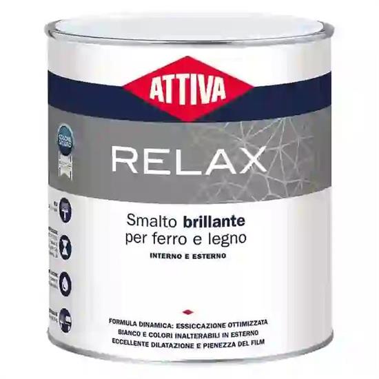 RELAX SMALTO FERRO LEGNO BIANCO LUCIDO ACQUA LT. 0,75