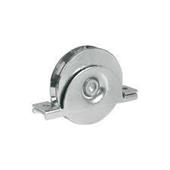 RUOTA CON SUPPORTO INTERNO - 1 CUSCINETTO - GOLA V MM. 100