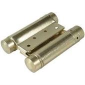 CERNIERA A MOLLA AZIONE DOPPIA MM. 100 OTTONATA