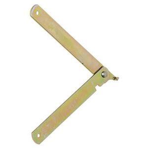 ASTA SNODATA DESTRA MM. 250 IN ACCIAIO ZINCATO