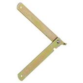 ASTA SNODATA SINISTRA MM. 250 IN ACCIAIO ZINCATO