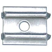 PIASTRINA FERMASCHIENALI MM. 18X22 IN ACCIAIO ZINCATO