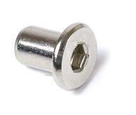 TESTINA PIANA ESAGONALE M8 X MM. 16