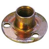 FONDELLO 3 FORI FILETTO M8 IN ACCIAIO OTTONATO