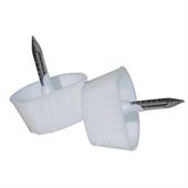 MENSOLINA REGGIPIANO A MEZZALUNA BIANCA CHIODO FISSO