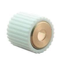 REGGIPIANO OTTONE CON GOMMA MM. 12 COLORE BIANCO