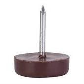 PIEDINO SOTTOSEDIA DIAMETRO MM. 14 MARRONE