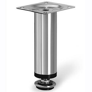 PIEDINO REGOLABILE IN ACCIAIO CROMATO H. MM. 150