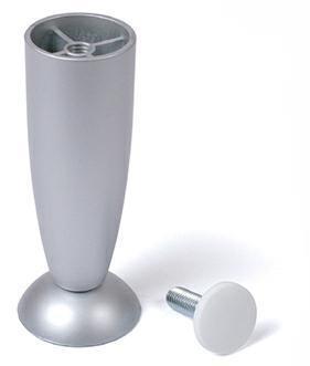 PIEDINO REGOLABILE IN ALLUMINIO H. MM. 140