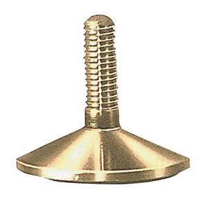 PIEDINO FISSO OTTONATO DIAMETRO MM. 60 M10