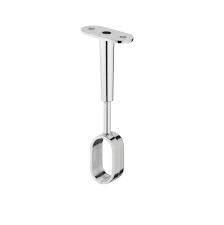 REGGITUBO CENTRALE OVALE MM. 30X15 NICHELATO