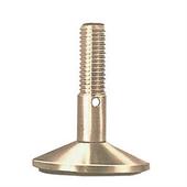 PIEDINO FISSO OTTONATO DIAMETRO MM. 60 M12