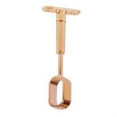 REGGITUBO CENTRALE OVALE MM. 30X15 OTTONATO