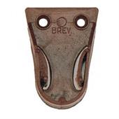 REGGITUBO LATERALE IN PLASTICA MARRONE