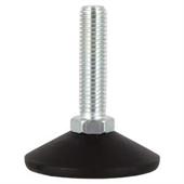 PIEDINO REGOLABILE IN ACCIAIO ZINCATO D. MM. 35  M10