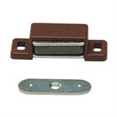 CHIUSURA MAGNETICA RETTANGOLARE MM. 46X15 MARRONE