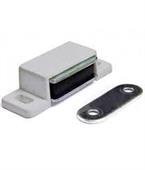 CHIUSURA MAGNETICA RETTANGOLARE MM. 46X15 BIANCA