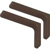 REGGIMENSOLA RICOPERTA ACCIAIO/PLASTICA NOCCIOLA MM 180X114