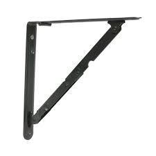 REGGIMENSOLA PIEGHEVOLE ACCIAIO VERNICIATO NERO CM. 20X20