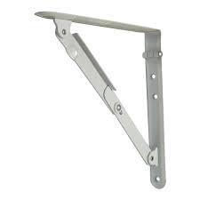 REGGIMENSOLA PIEGHEVOLE ACCIAIO VERNICIATO BIANCO CM. 40X40