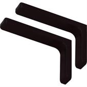 REGGIMENSOLA RICOPERTA ACCIAIO/PLASTICA NERO 240X144