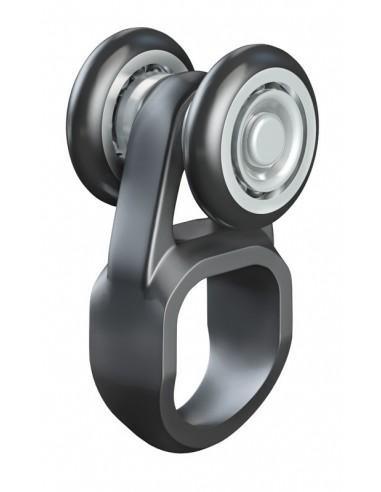 OMGE CARRELLO NYLON ART.902 C/2 RUOTE ACCIAIO