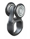 OMGE CARRELLO NYLON ART.902 C/2 RUOTE ACCIAIO