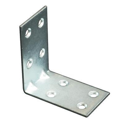 GIUNZIONE 8 FORI ANGOLARE ZINCATA S.MM 2,0 CF=PZ 50 CM 8X8X3