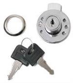 SERRATURA AD INCASSO CON CILINDRO 18X22 CROMATA